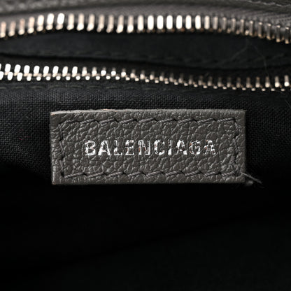 Balenciaga Chevre Silver Metallic Edge Hardware Mini City Gris Acier 6 of 18