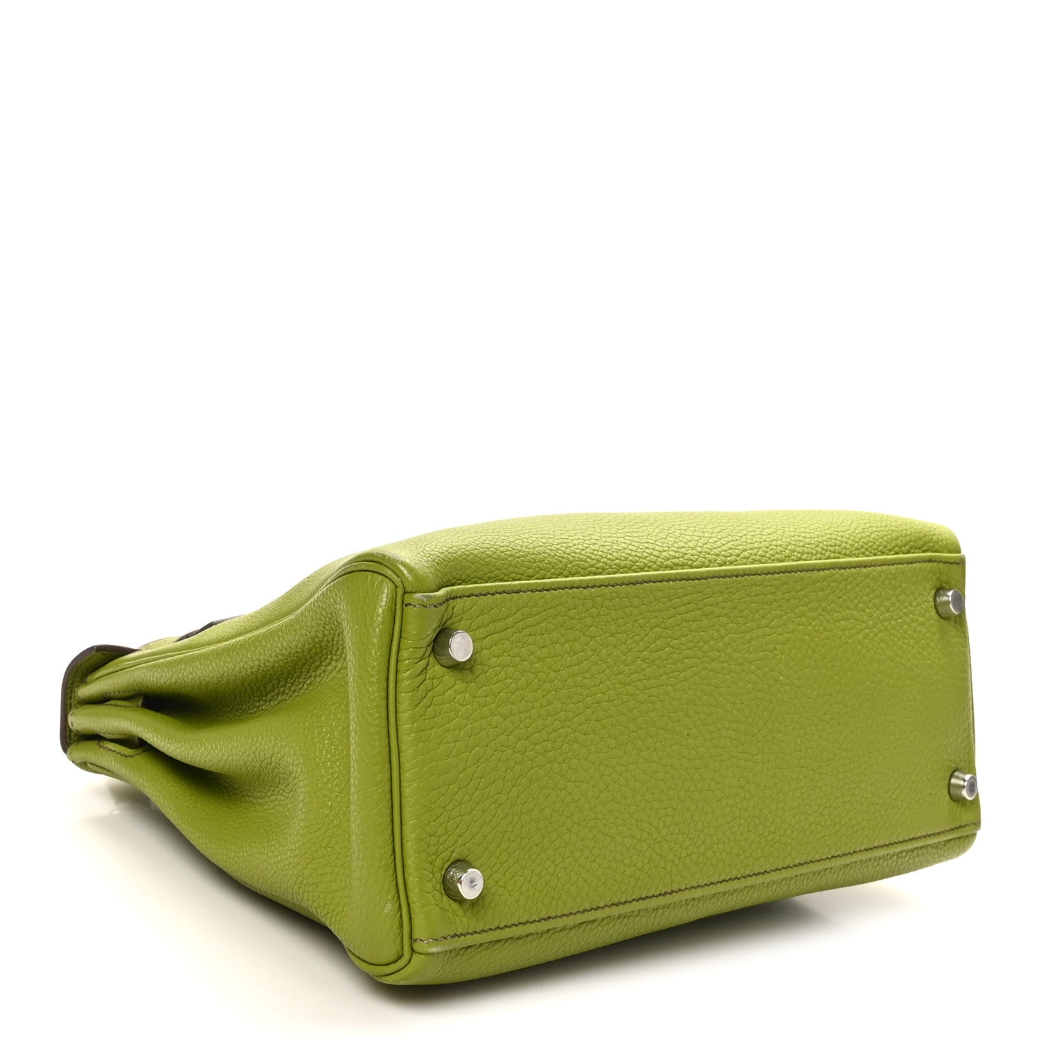 Hermes Taurillon Clemence Kelly Retourne 28 Vert Anis 1812967