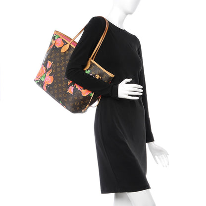 Louis Vuitton Monogram Roses Neverfull MM 2 of 15