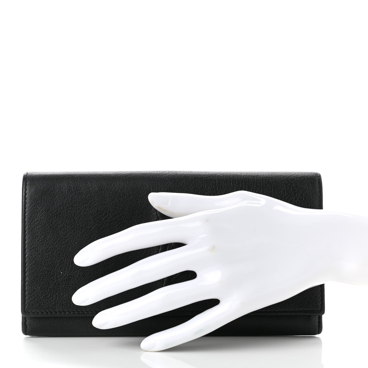 Saint Laurent Chevre Belle De Jour Flap Wallet Black 3 of 8