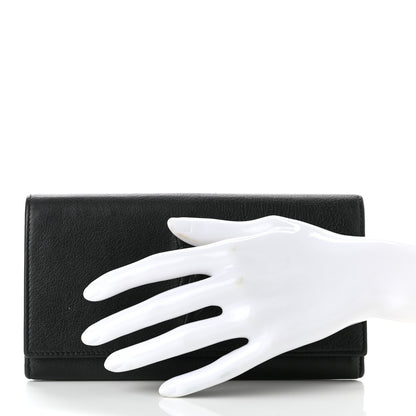 Saint Laurent Chevre Belle De Jour Flap Wallet Black 3 of 8