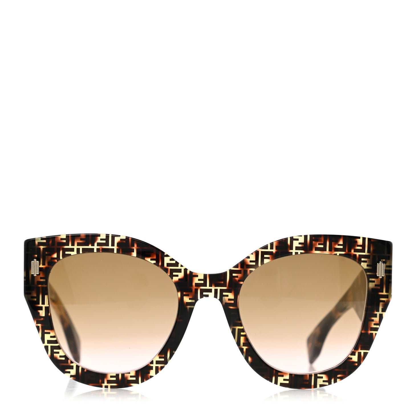 Acetate Fendi Roma Cat Eye Sunglasses FF 0435/S Havana
