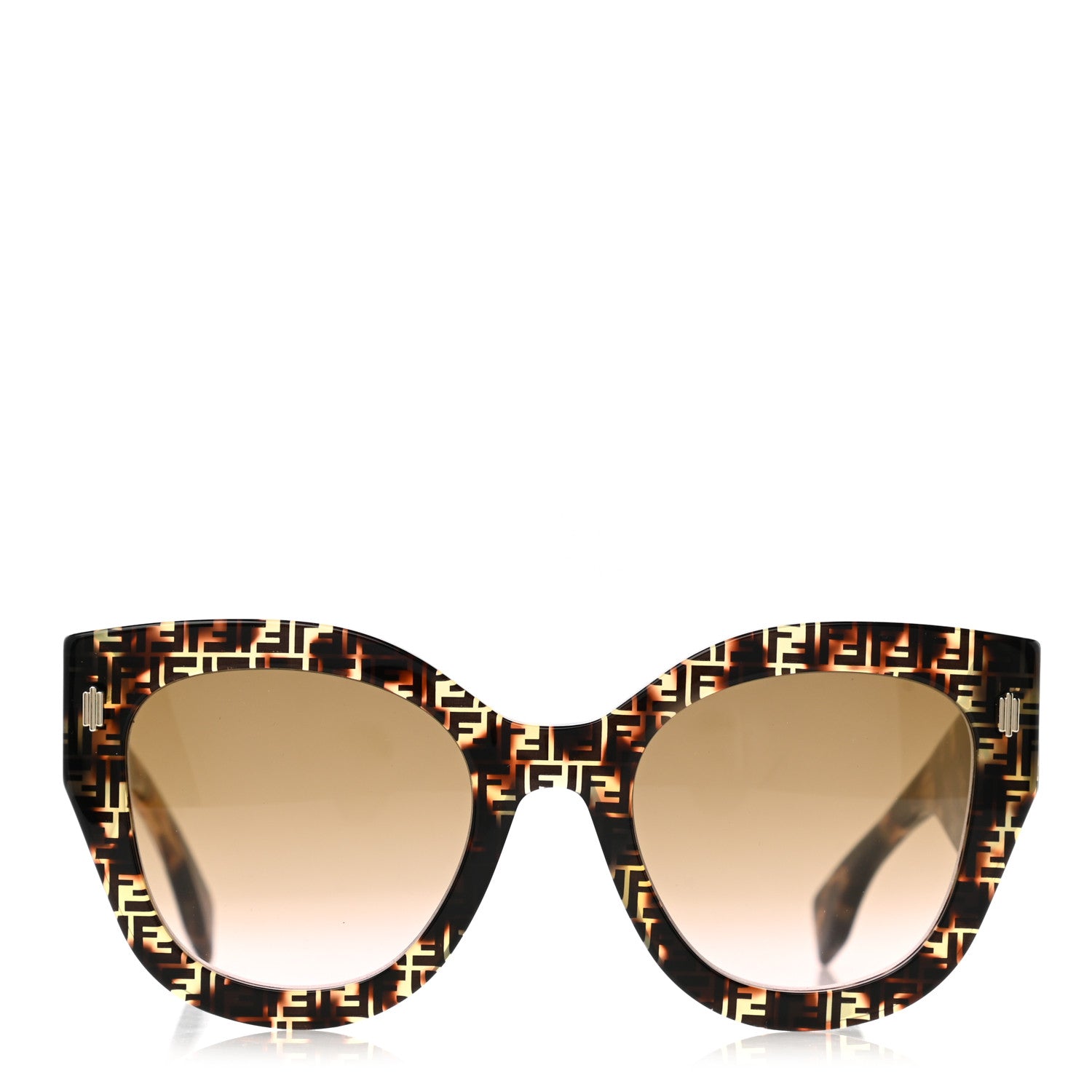 Fendi Acetate Fendi Roma Cat Eye Sunglasses FF 0435/S Havana 3 of 8