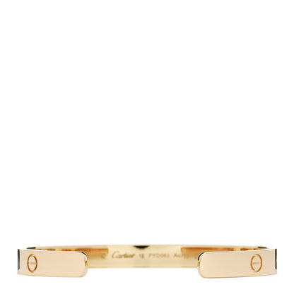 Cartier 18K Yellow Gold LOVE Cuff Bracelet 18 2 of 4