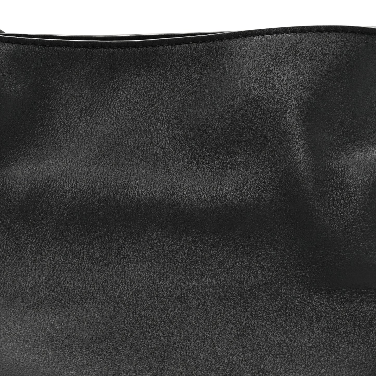 Nappa Medium Flamenco Knot Bag Black