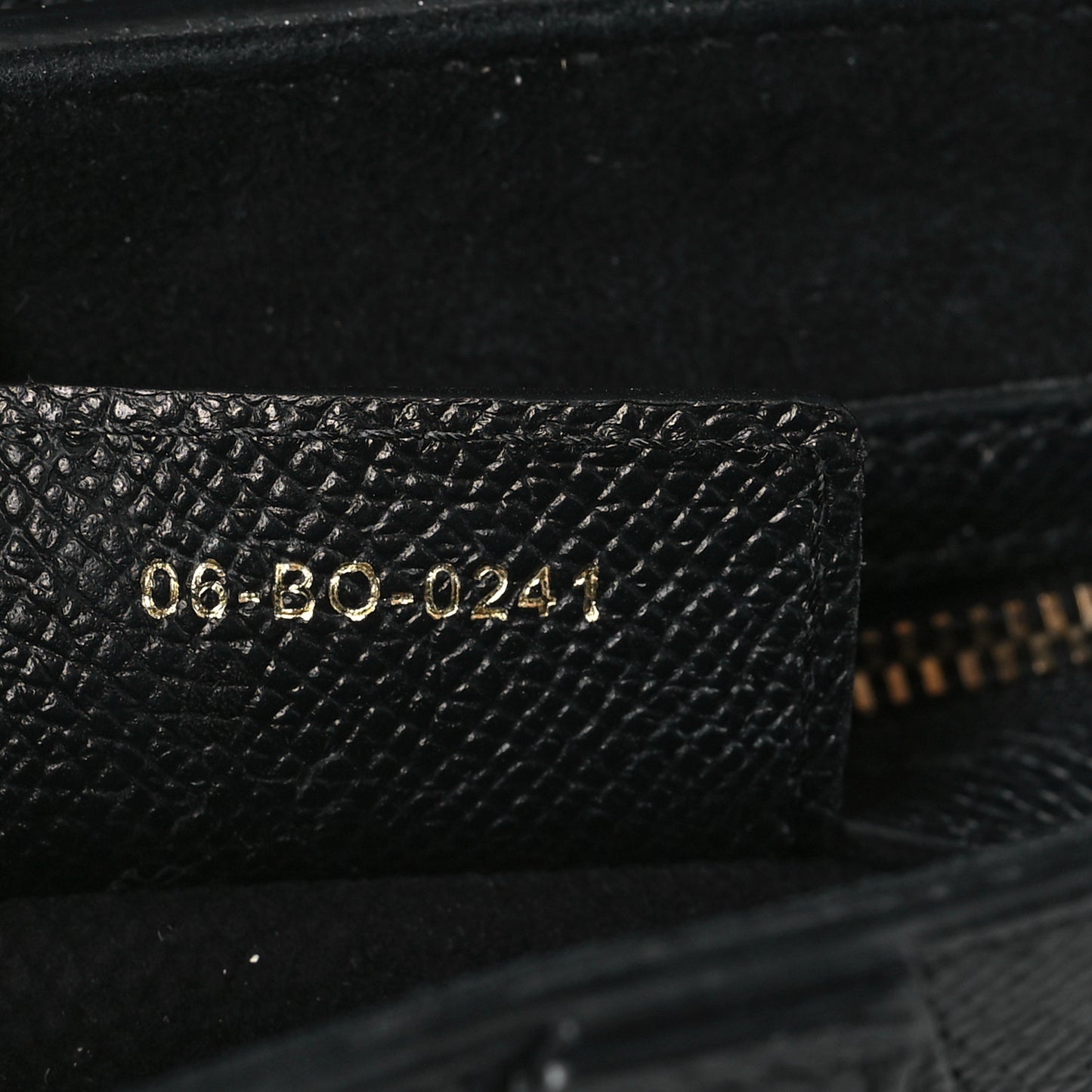 Grained Calfskin Saddle Bag Black
