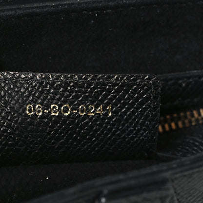 Christian Dior Grained Calfskin Saddle Bag Black 7 of 10