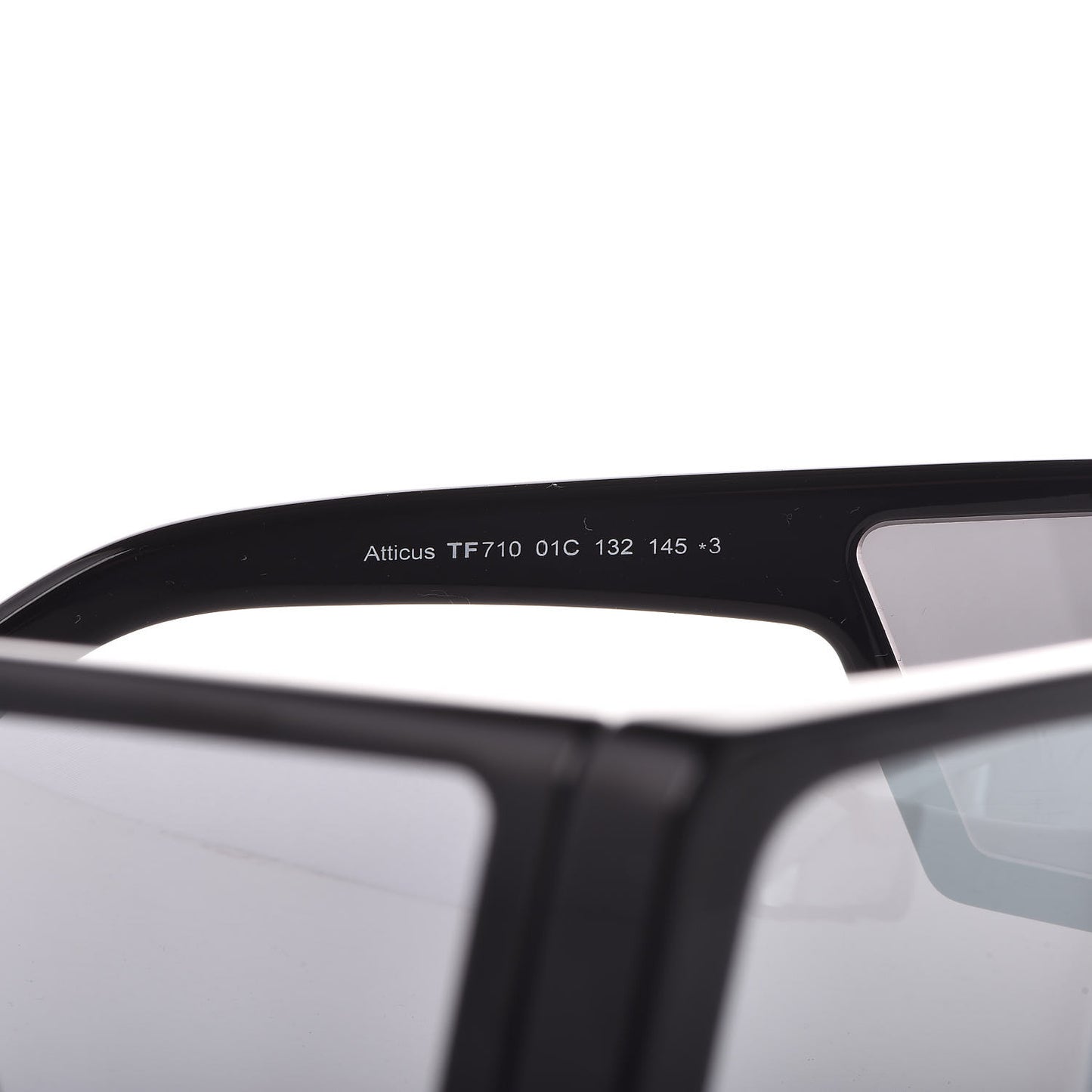 Square Atticus Sunglasses TF710 Black Smoke
