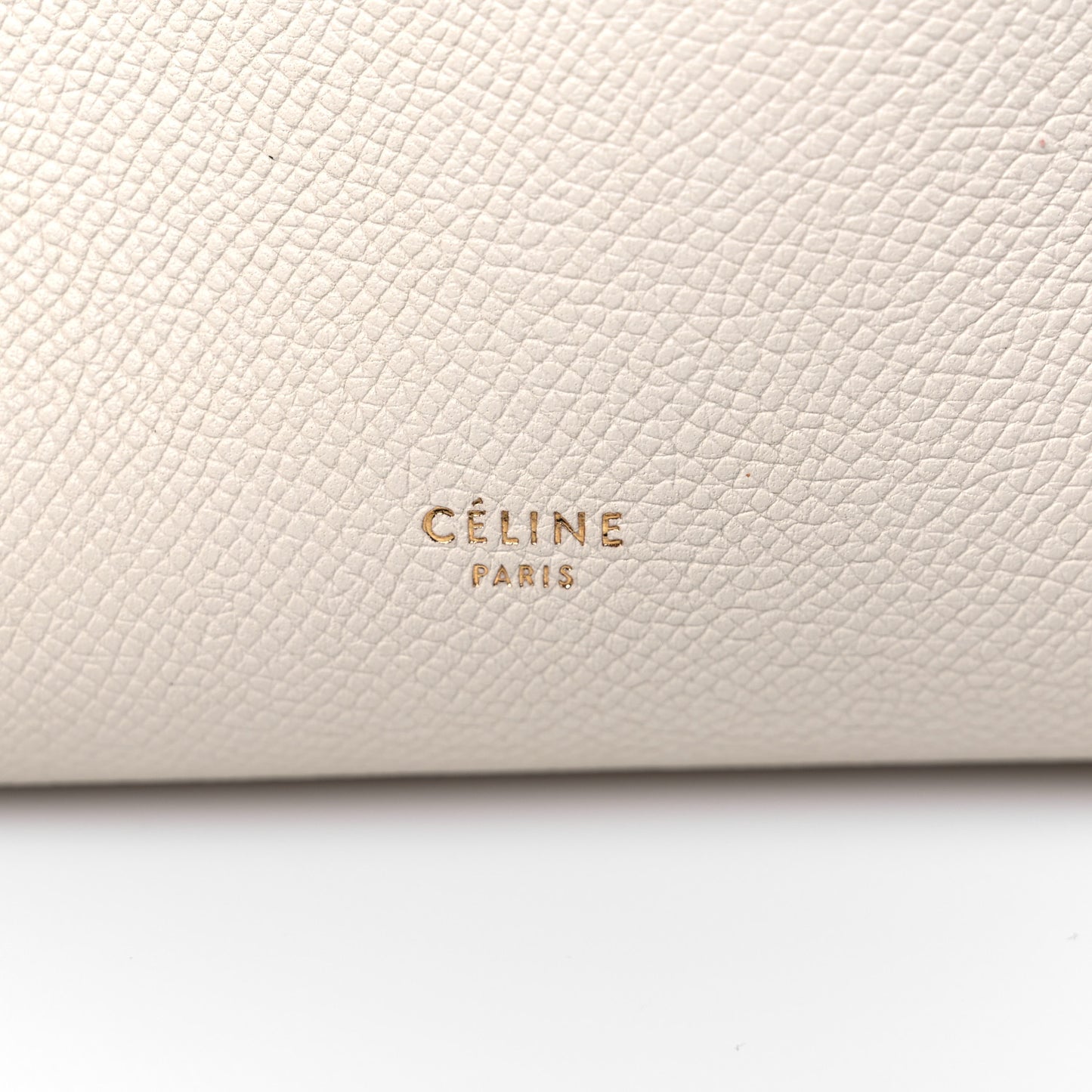 Grained Calfskin Mini Belt Bag White