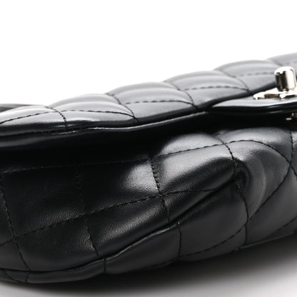 Chanel Calfskin Quilted CC Uniform Flap Belt Bag Black 9 of 10