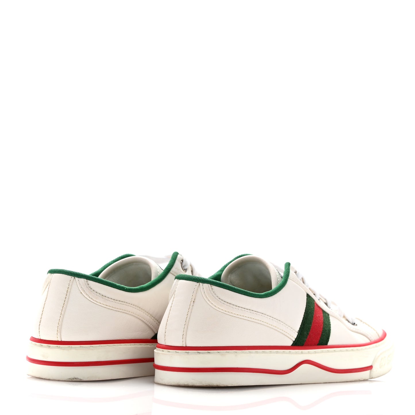 Jacquard Mini GG Monogram Web Womens 1977 Tennis Sneakers 37.5 White