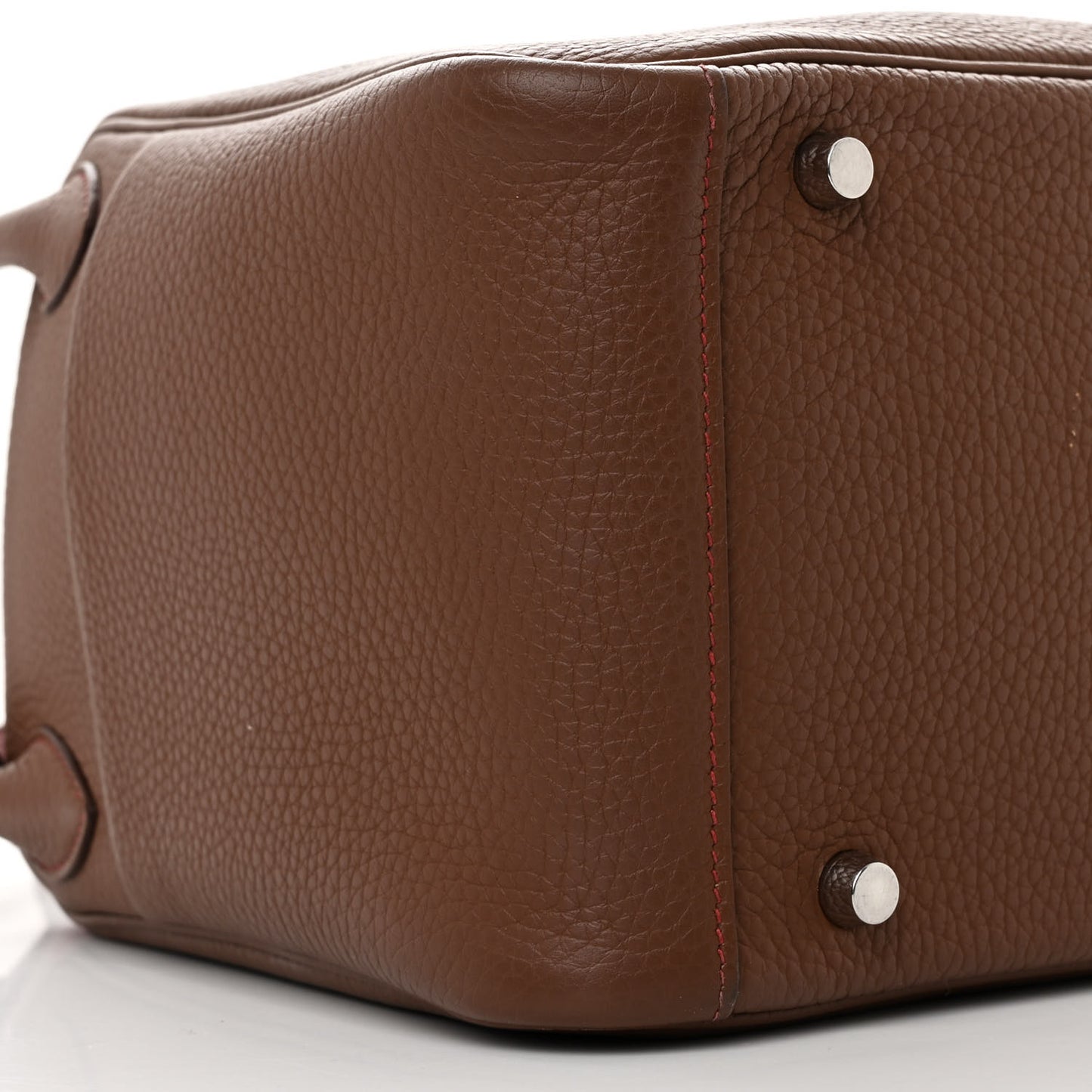 Taurillon Clemence Eclat Lindy 30 Marron D'Inde Rouge H