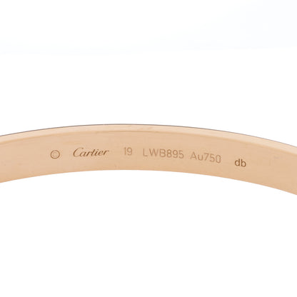 Cartier 18K Yellow Gold LOVE Bracelet 19 3 of 5