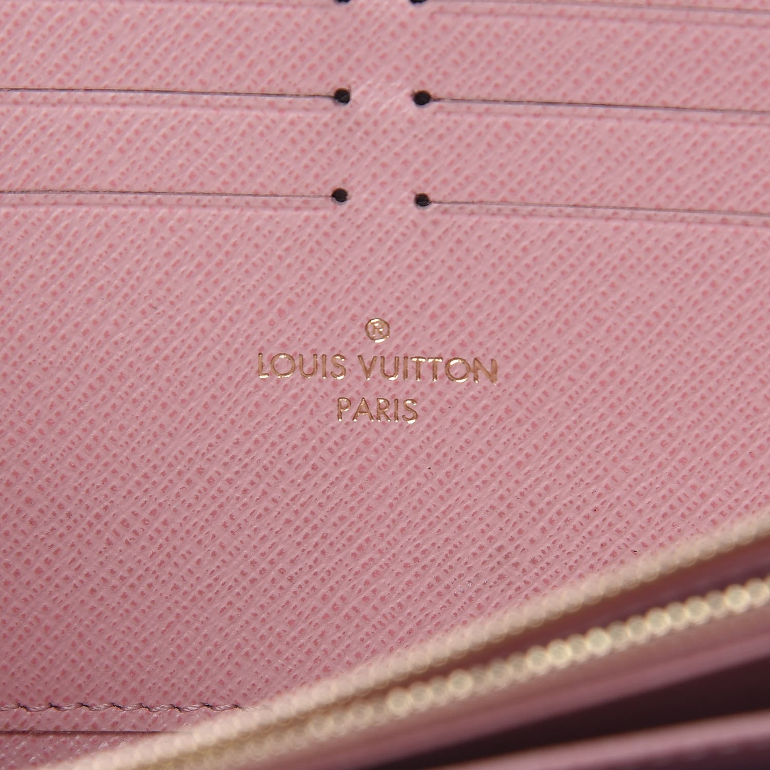 Louis Vuitton Damier Azur Zippy Wallet Rose Ballerine 6 of 9