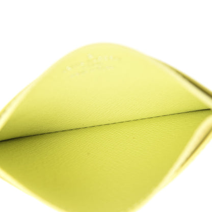 Louis Vuitton Epi Card Holder Vert Acide 4 of 6