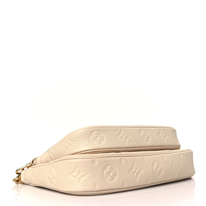 Louis Vuitton Empreinte Monogram Giant Multi Pochette Accessories Cream 4 of 9