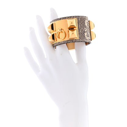 Hermes Lizard Collier De Chien CDC Bracelet T2 Ombre 2 of 7