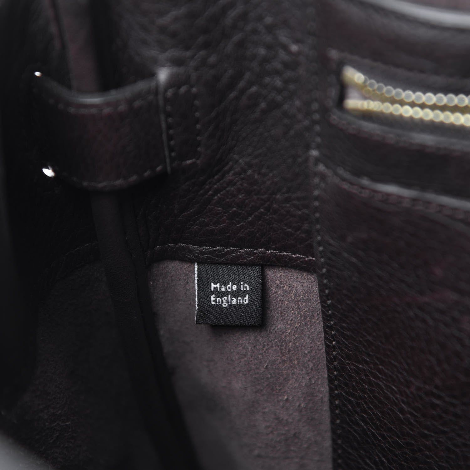 Mulberry Natural Vegetable Tanned Bayswater Chocolate 9 of 12