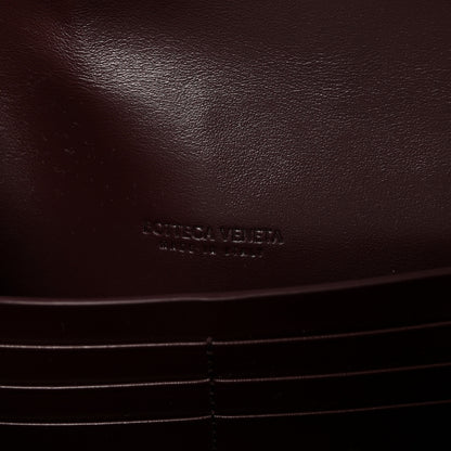 Bottega Veneta Nappa Intrecciato Long Andiamo Top Handle Clutch Dark Barolo 6 of 6