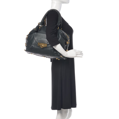 Louis Vuitton Calfskin Sac Louis Black 2 of 17