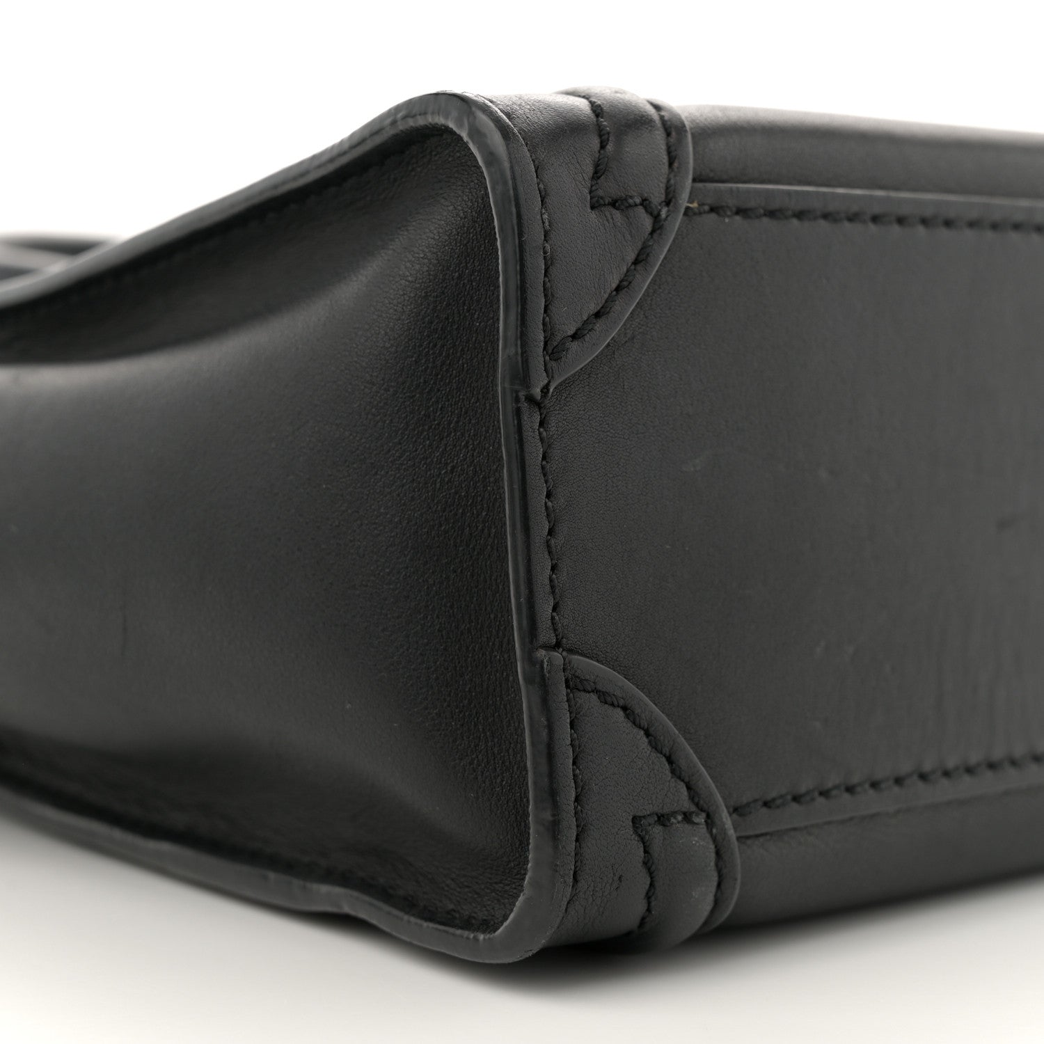 Celine Smooth Calfskin Nano Luggage Black 9 of 11
