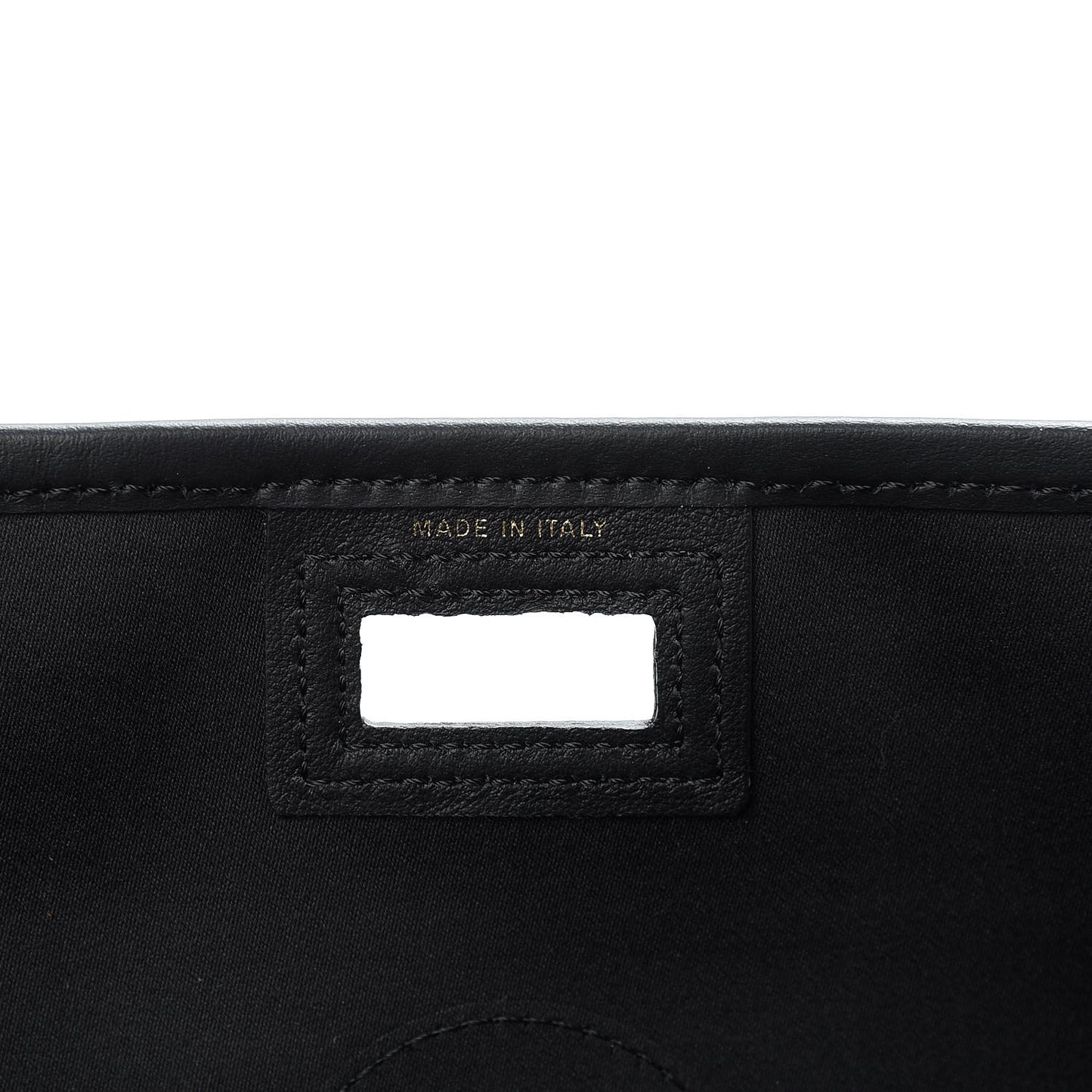 Glazed Fabric Vitello Century FF 1974 Stamp Patch Mini Peekaboo Defender Cover Mogano Panna Black