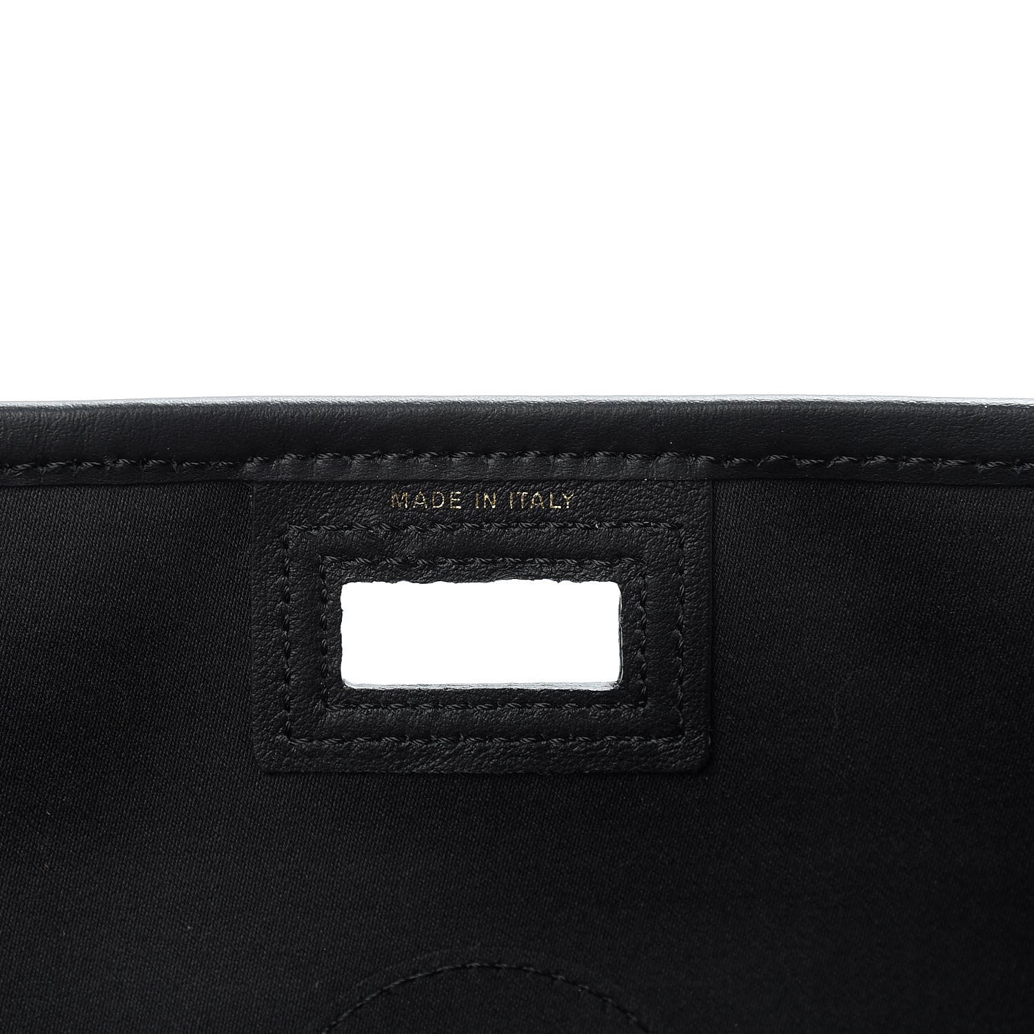 Fendi Glazed Fabric Vitello Century FF 1974 Stamp Patch Mini Peekaboo Defender Cover Mogano Panna Black 7 of 8