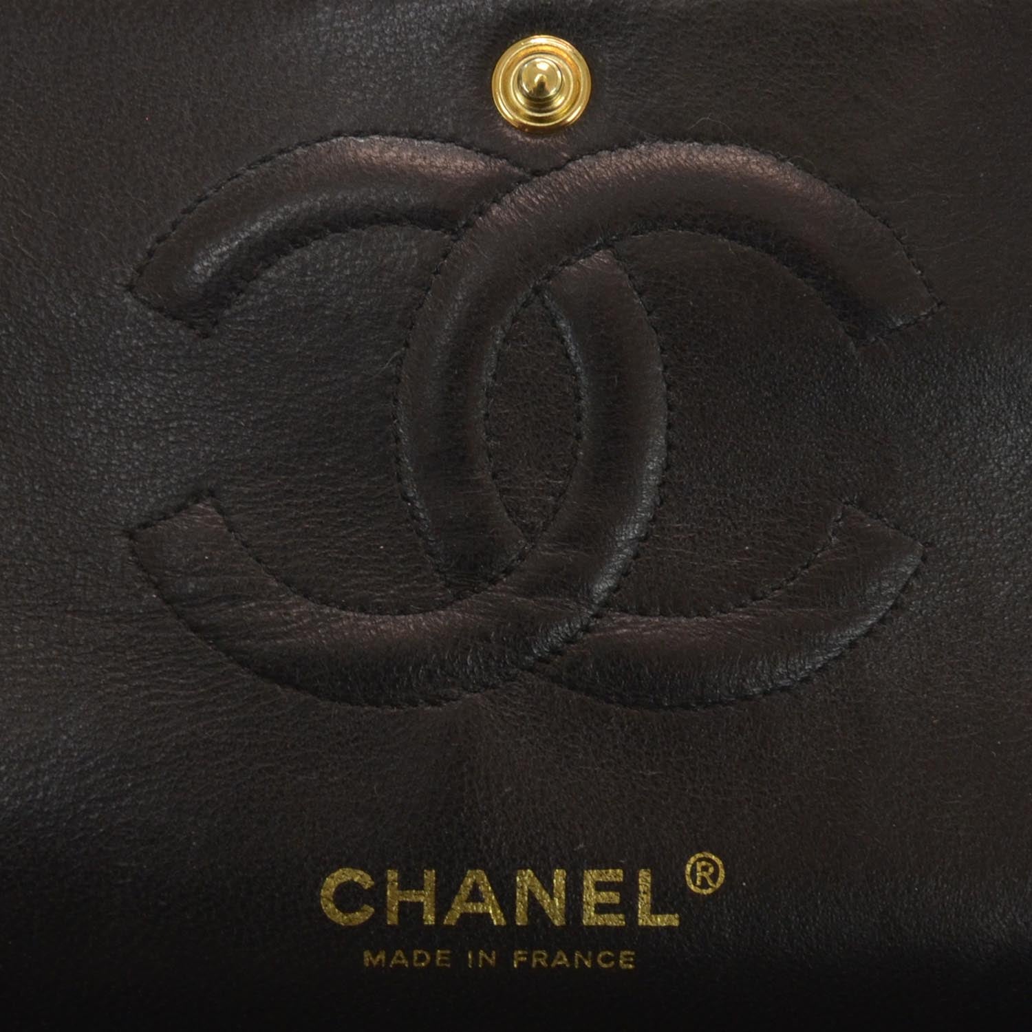 Chanel Caviar Quilted Medium Double Flap Black 7 of 9