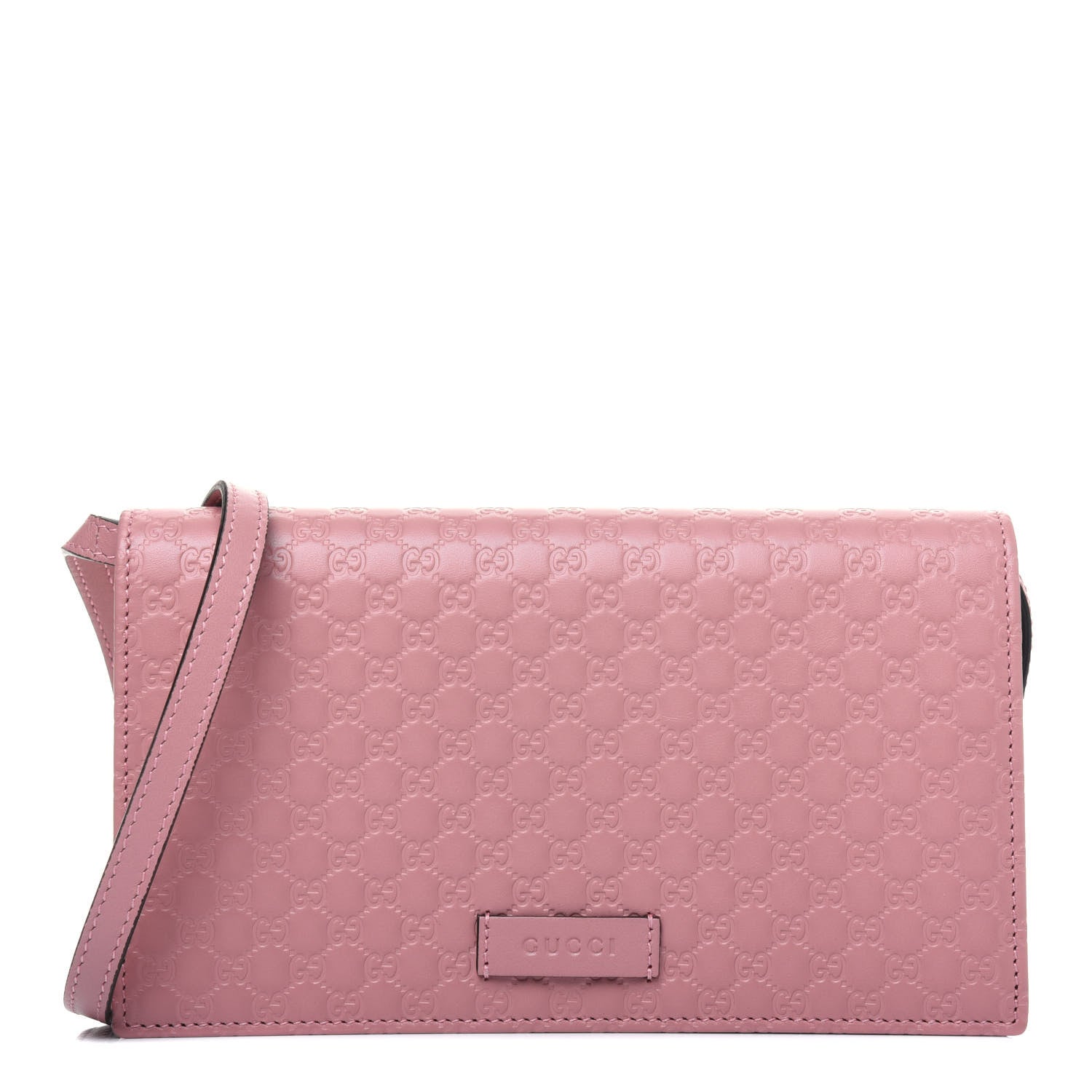 Gucci Microguccissima Crossbody Wallet Soft Pink 1 of 10