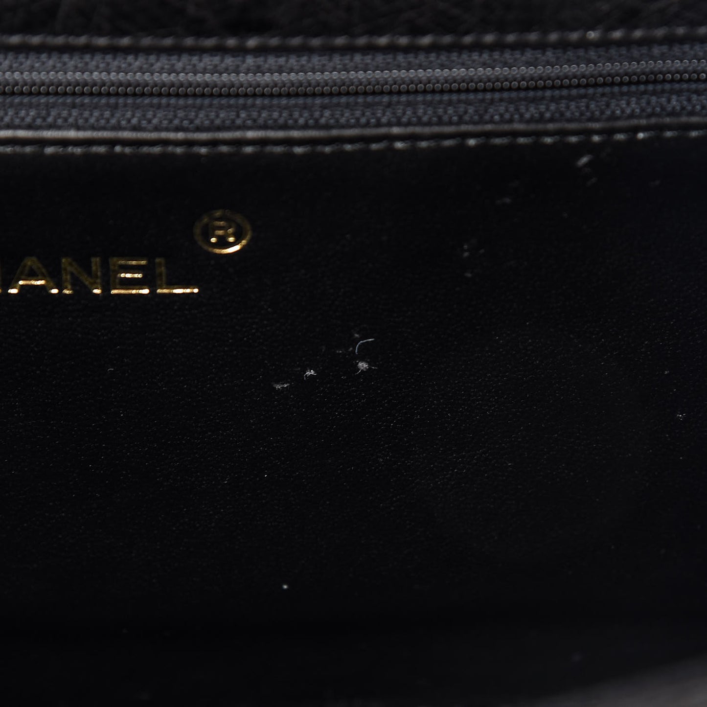 Ostrich Medium Single Flap Black