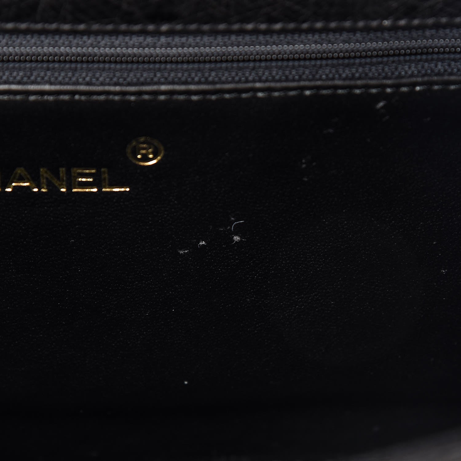 Chanel Ostrich Medium Single Flap Black 9 of 15