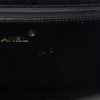 Chanel Ostrich Medium Single Flap Black 9 of 15