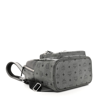 MCM Visetos Small Stark Backpack Phantom Grey 4 of 10