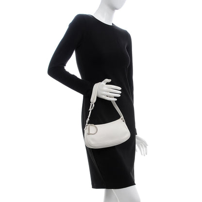 Christian Dior Calfskin Shoulder Bag White 2 of 15