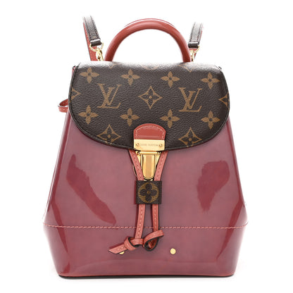 Louis Vuitton Patent Monogram Hot Springs Backpack Vieux Rose 1 of 10