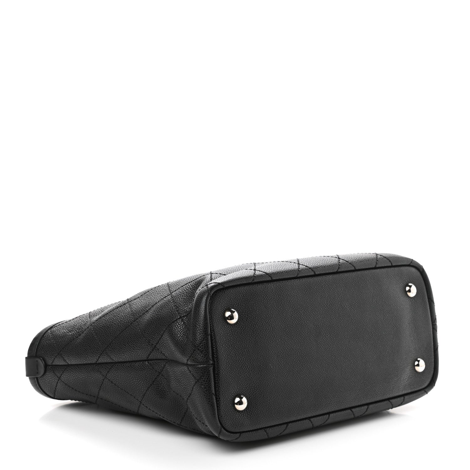 Chanel Grained Calfskin Shopping Fever Tote Black 4 of 11