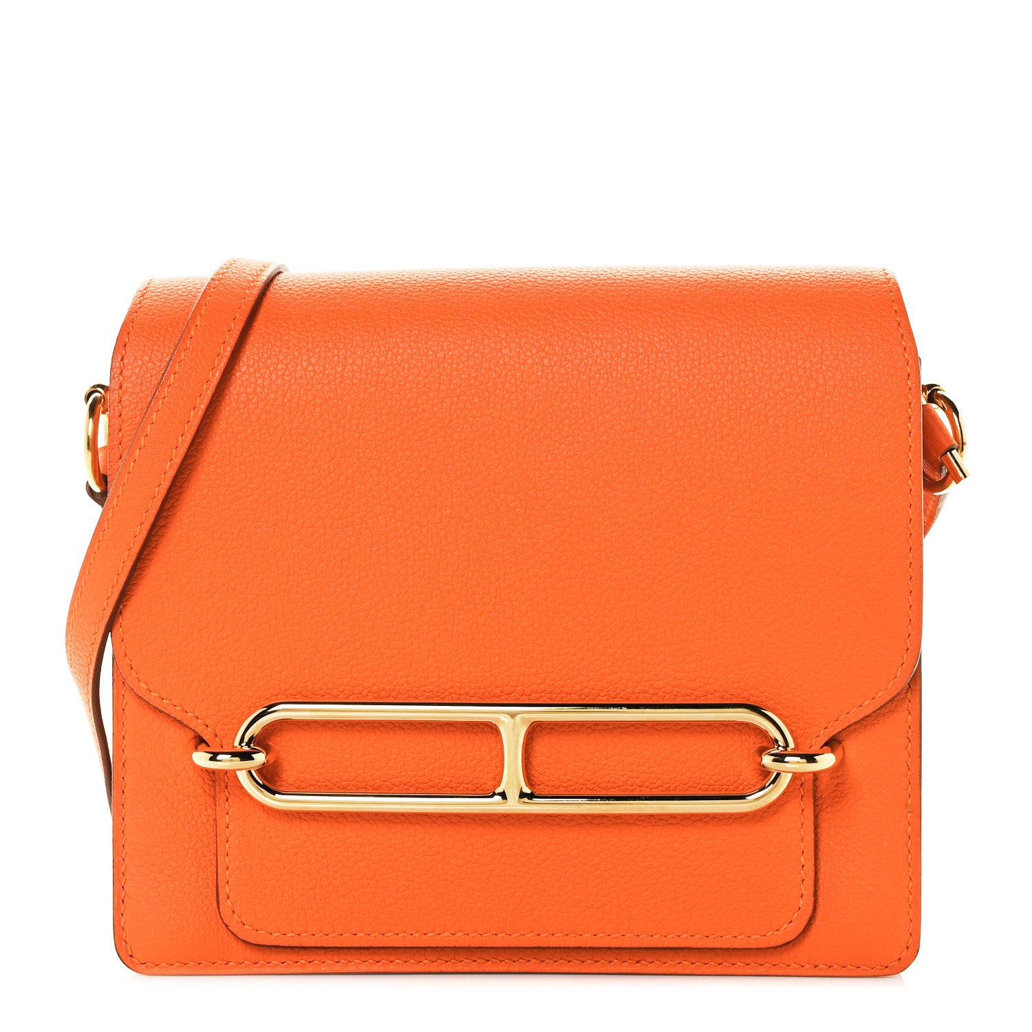 Hermes Evercolor Mini Sac Roulis Orange 1 of 7
