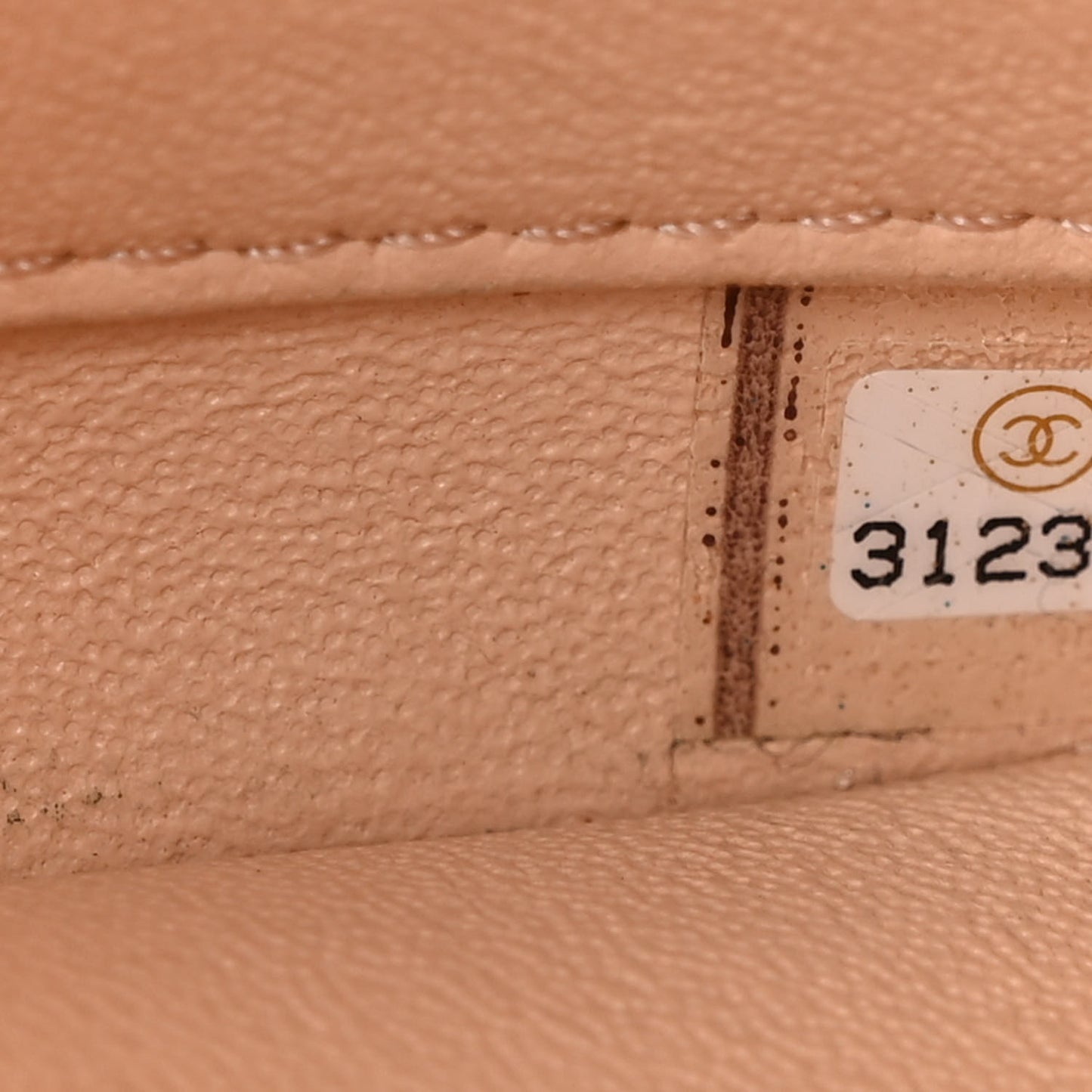 Lambskin Quilted Small Trendy CC Dual Handle Flap Bag Beige
