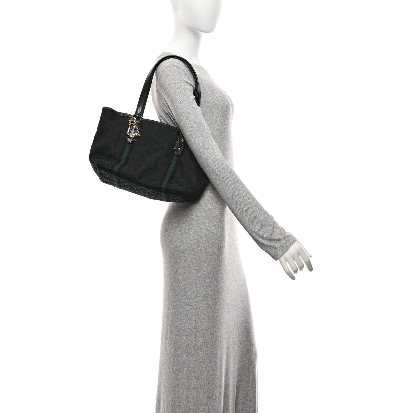 Denim Monogram Medium Jolicoeur Tote Black