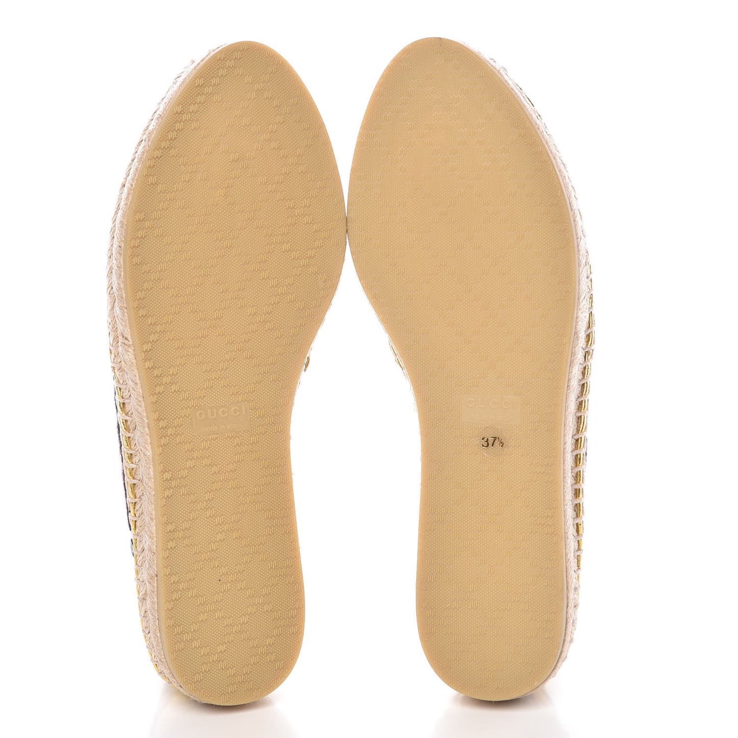 Metallic Nappa Ophelia Espadrilles 37.5 Gold
