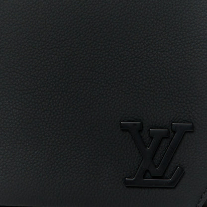 Louis Vuitton Calfskin Aerogram Messenger Black 8 of 11