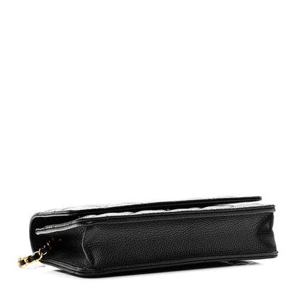 Chanel Caviar Quilted Wallet On Chain WOC Black 4 of 11
