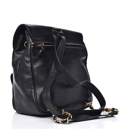 Chanel Caviar Drawstring Backpack Black 2 of 10