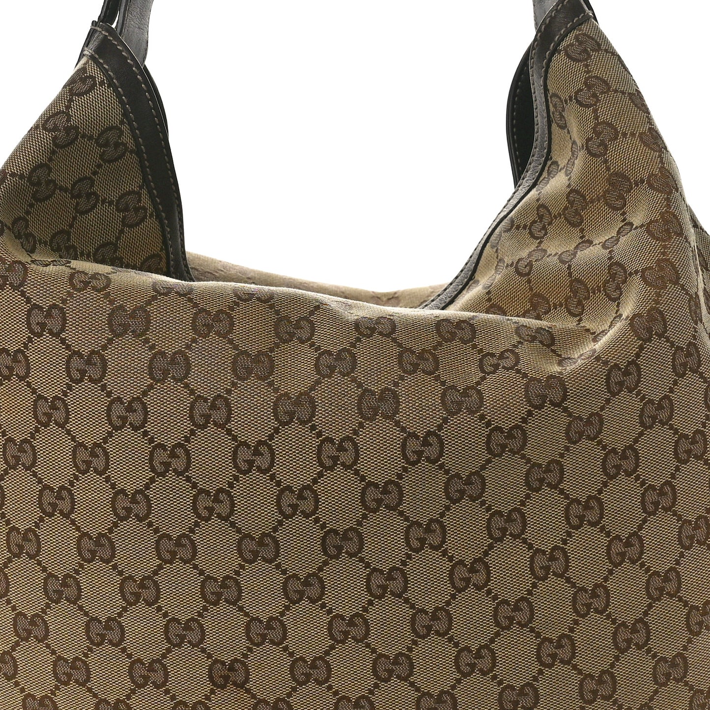Monogram Large Wave Hobo Dark Brown