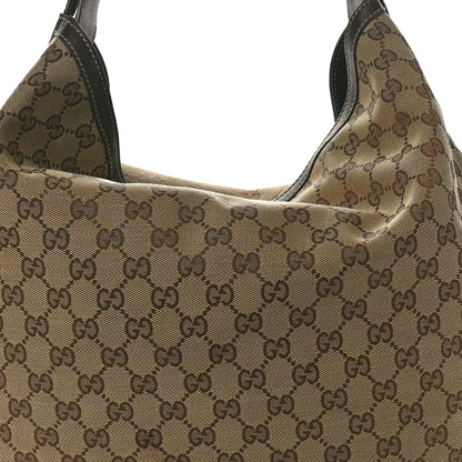 Gucci Monogram Large Wave Hobo Dark Brown 8 of 10