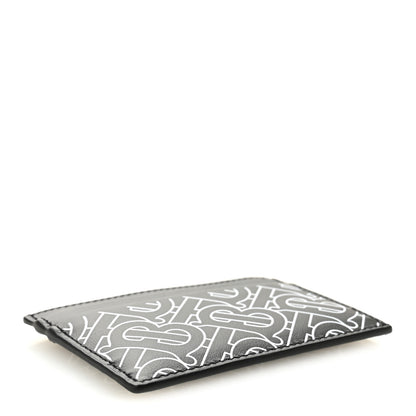 Burberry Kier TB Monogram Card Case Black White 4 of 6