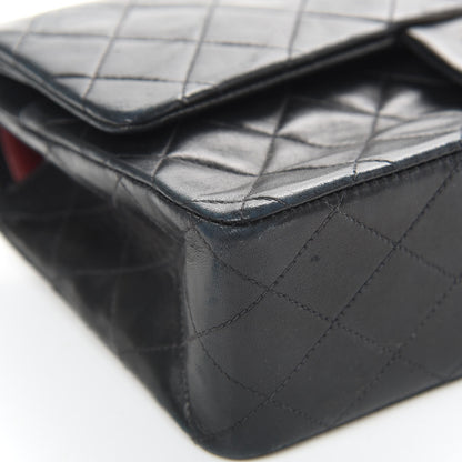 Chanel Lambskin Quilted Medium Double Flap Black 10 of 19