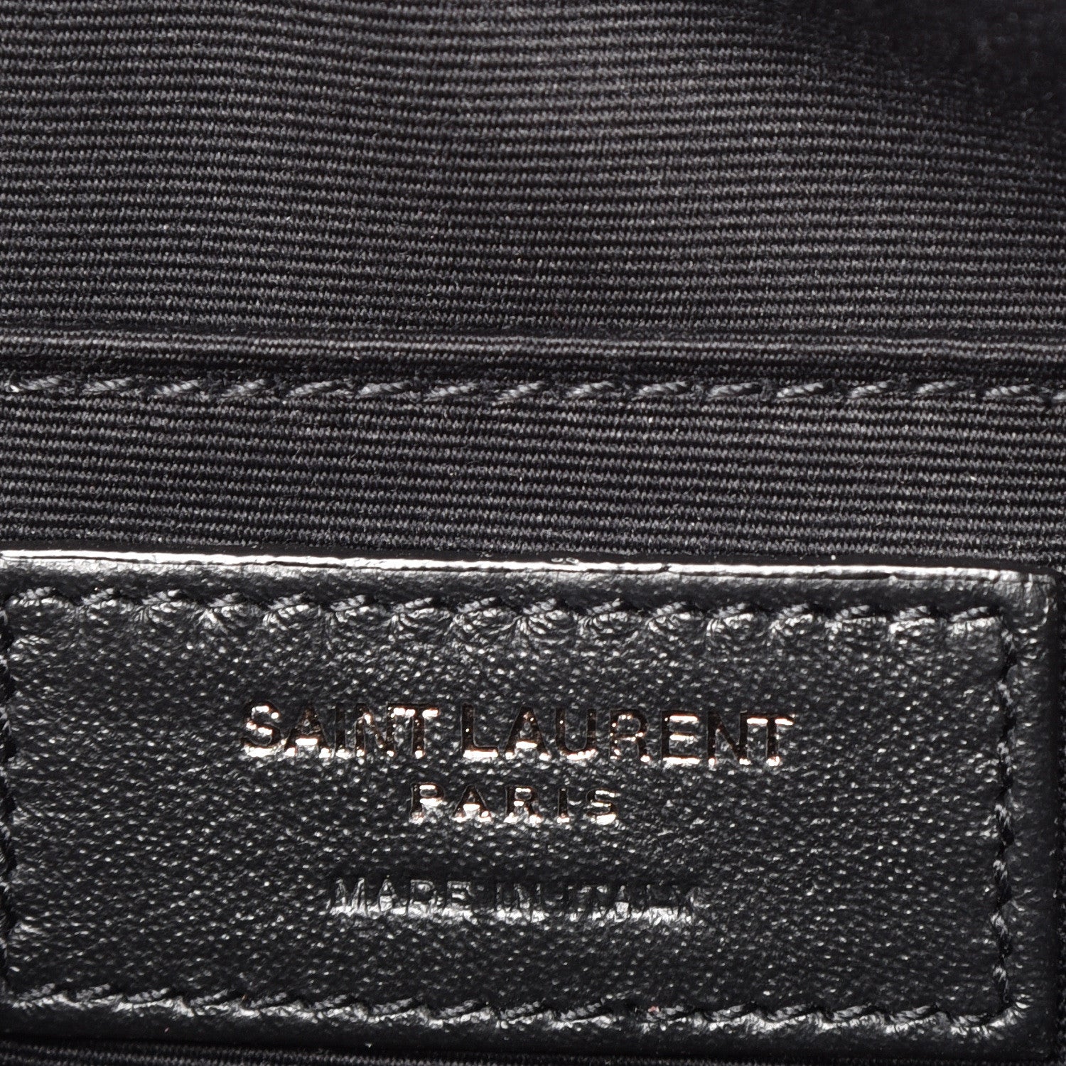 Saint Laurent Calfskin Matelasse Monogram Lou Camera Bag Black 5 of 10