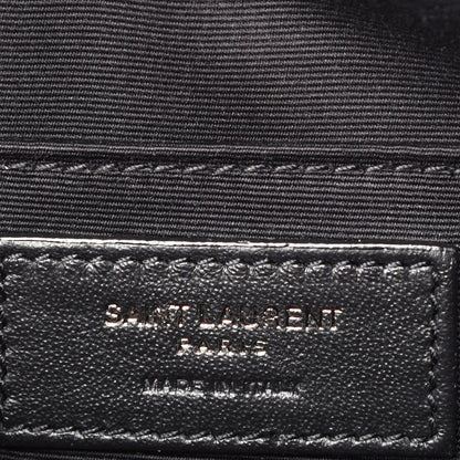 Saint Laurent Calfskin Matelasse Monogram Lou Camera Bag Black 5 of 10