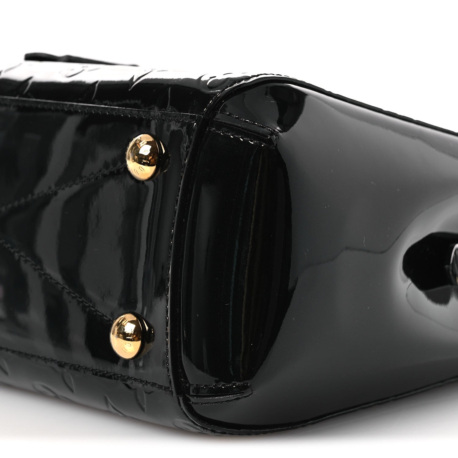 Louis Vuitton Vernis Montaigne BB Black 10 of 11